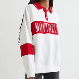 H&M Oversized Rugby Shirt